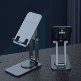 360°回転 - 折りたたみ式スマホ・タブレット用スタンド
