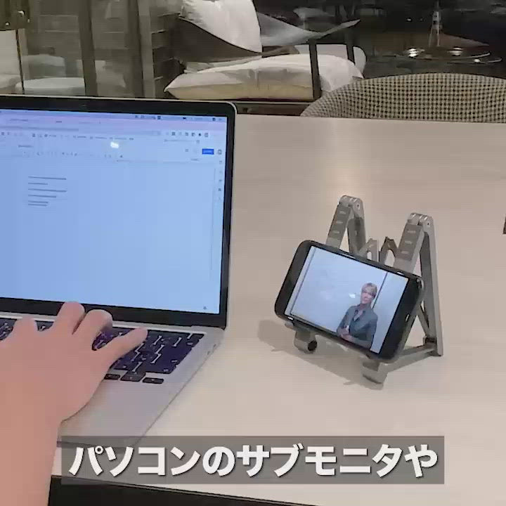 1本3役 マジックスタンド【スマホ・タブレット・パソコン対応】 3way