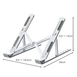 折りたたみ式 - 多用途パソコンスタンド